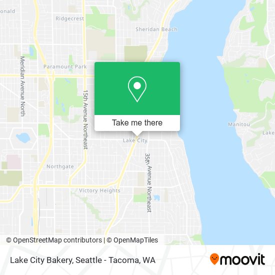 Lake City Bakery map