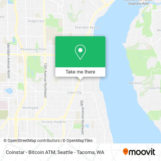 Mapa de Coinstar - Bitcoin ATM