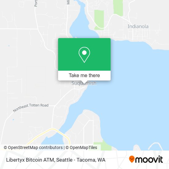 Mapa de Libertyx Bitcoin ATM