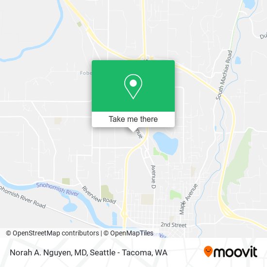 Norah A. Nguyen, MD map