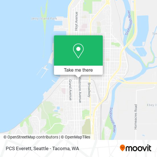 PCS Everett map