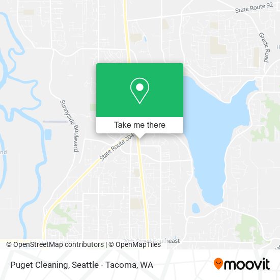 Puget Cleaning map