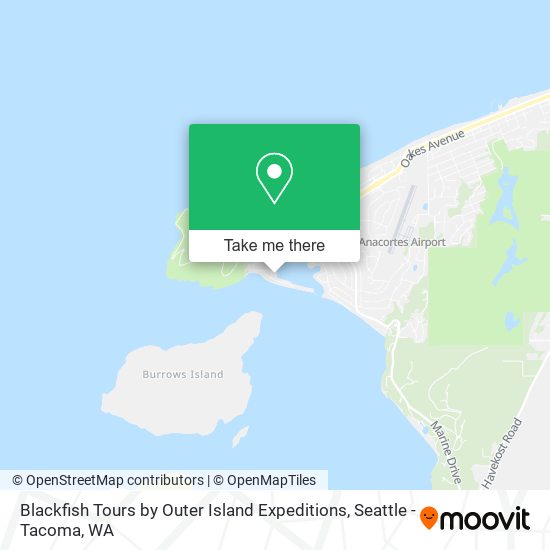 Mapa de Blackfish Tours by Outer Island Expeditions