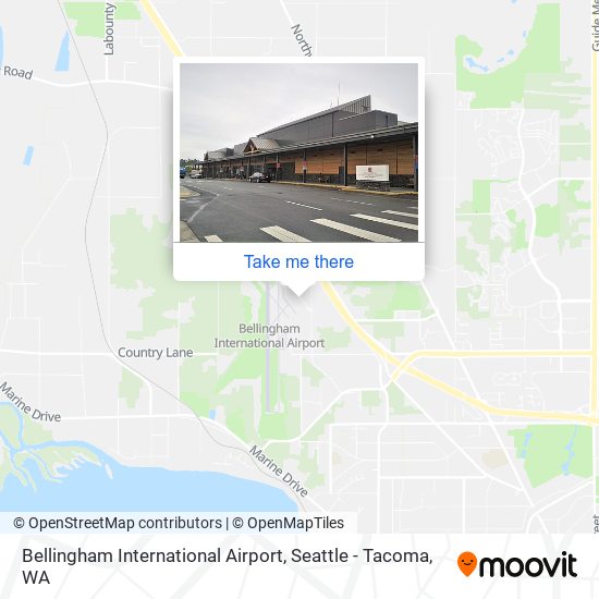 Mapa de Bellingham International Airport