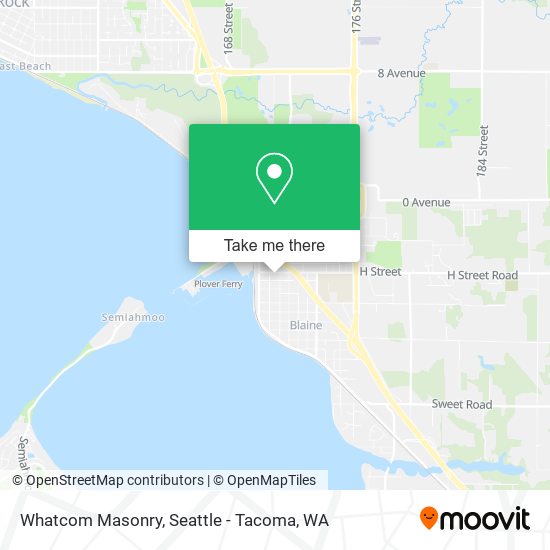 Whatcom Masonry map