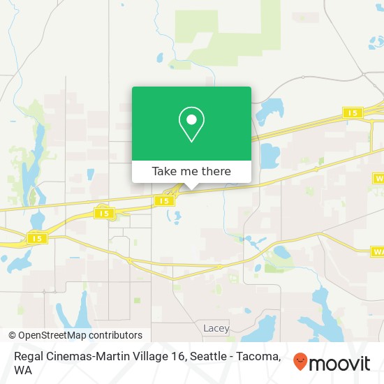 Regal Cinemas-Martin Village 16 map