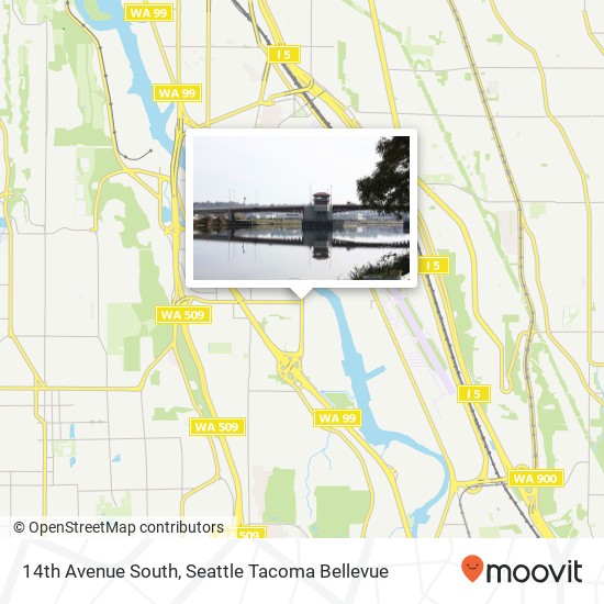 14th Avenue South map