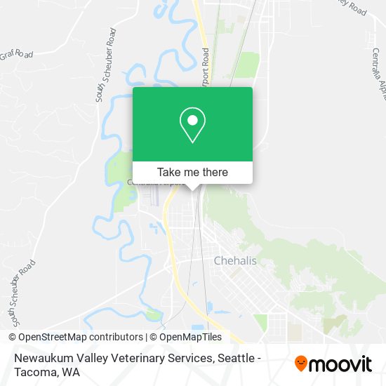 Newaukum Valley Veterinary Services map