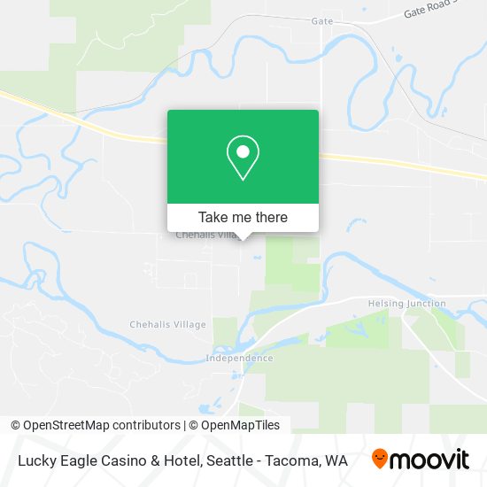 Lucky Eagle Casino & Hotel map