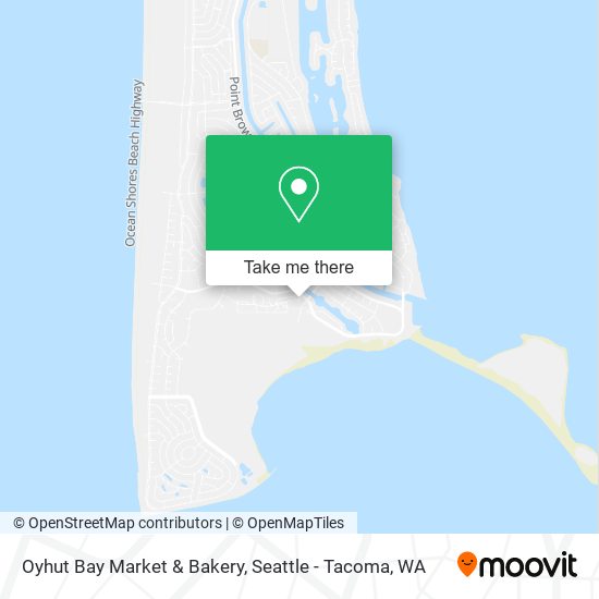 Mapa de Oyhut Bay Market & Bakery