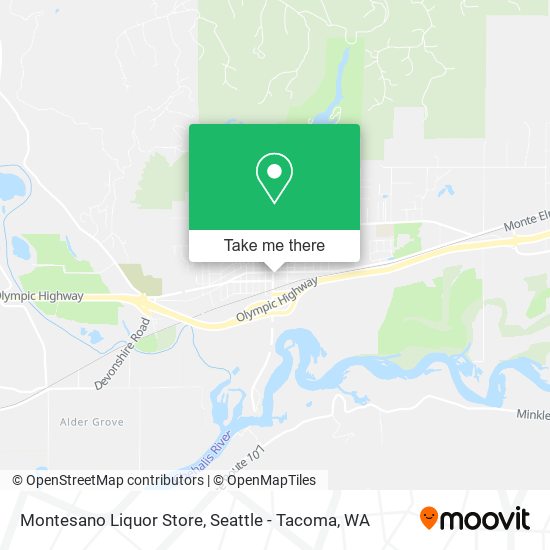 Montesano Liquor Store map