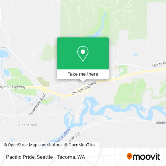 Mapa de Pacific Pride