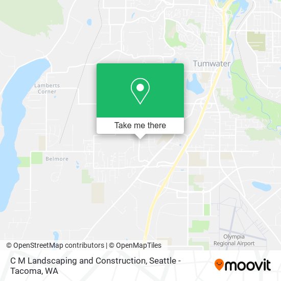 C M Landscaping and Construction map