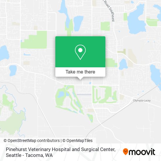 Pinehurst Veterinary Hospital and Surgical Center map