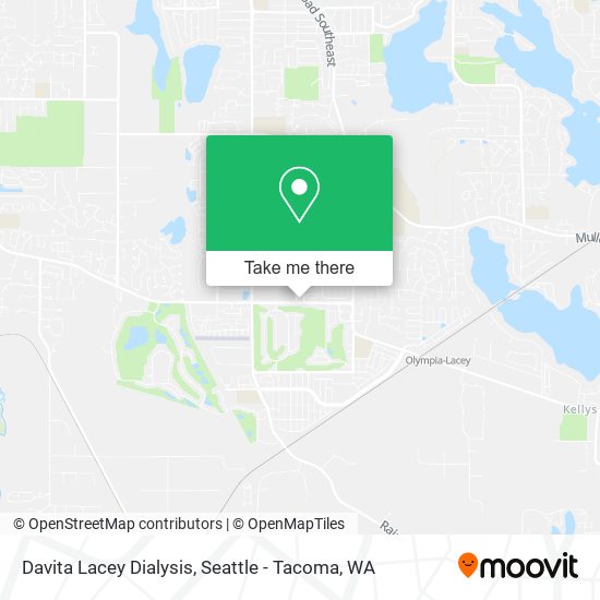 Davita Lacey Dialysis map