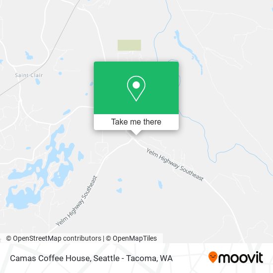 Camas Coffee House map