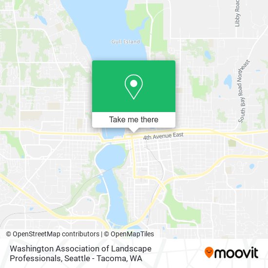 Mapa de Washington Association of Landscape Professionals