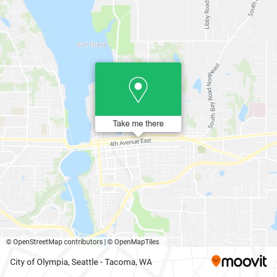 City of Olympia map