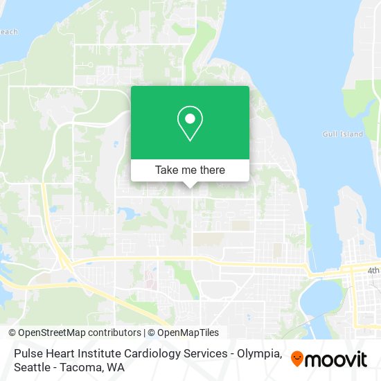 Mapa de Pulse Heart Institute Cardiology Services - Olympia