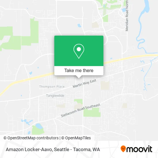 Amazon Locker-Aavo map