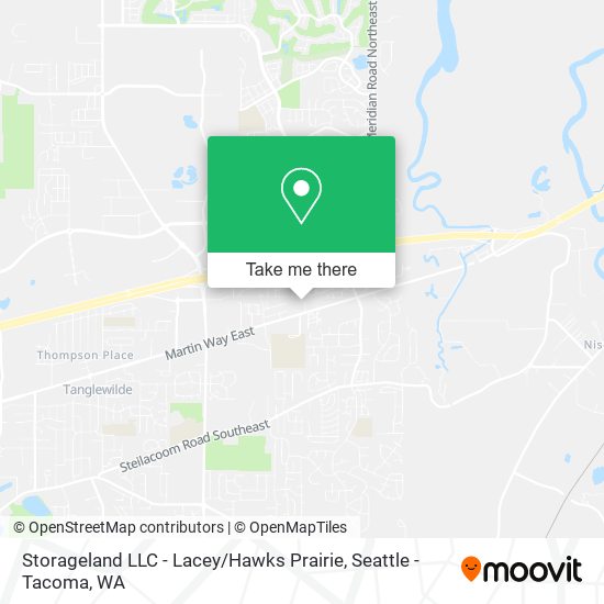 Mapa de Storageland LLC - Lacey / Hawks Prairie