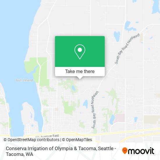 Conserva Irrigation of Olympia & Tacoma map