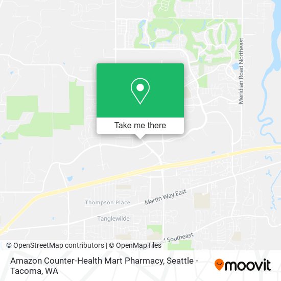 Amazon Counter-Health Mart Pharmacy map