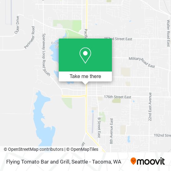 Flying Tomato Bar and Grill map