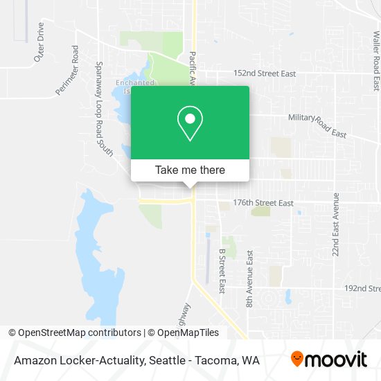 Mapa de Amazon Locker-Actuality
