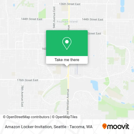 Amazon Locker-Invitation map