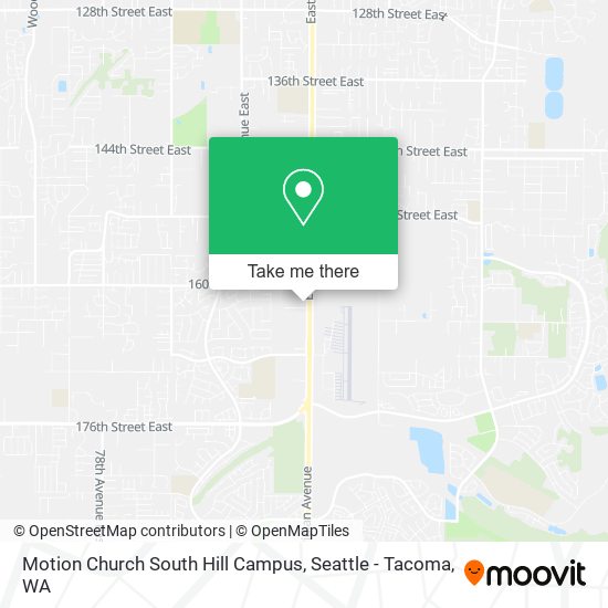 Mapa de Motion Church South Hill Campus