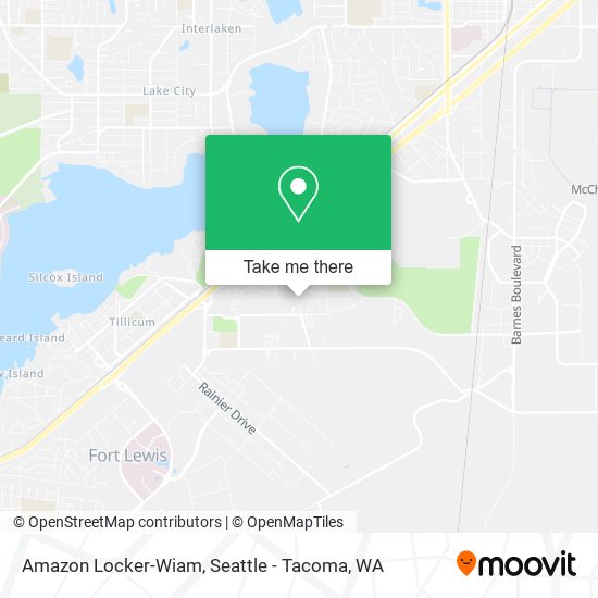 Mapa de Amazon Locker-Wiam