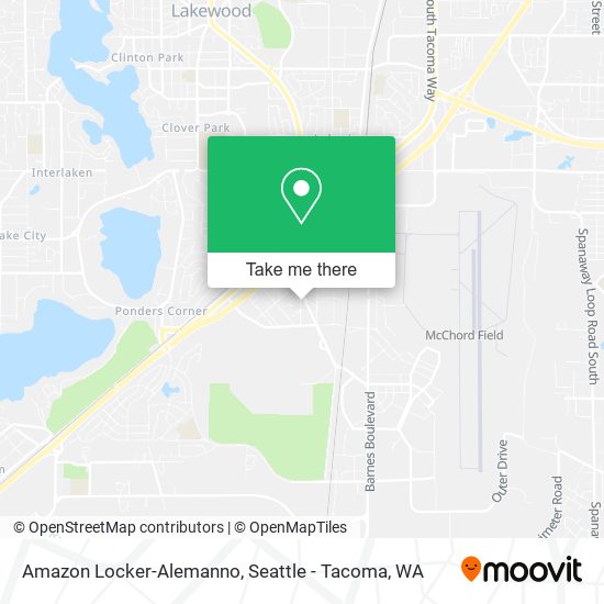 Amazon Locker-Alemanno map