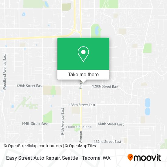 Mapa de Easy Street Auto Repair