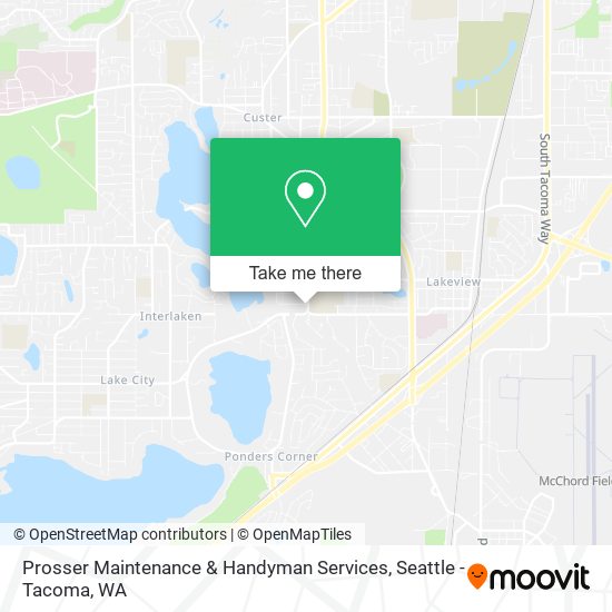 Mapa de Prosser Maintenance & Handyman Services