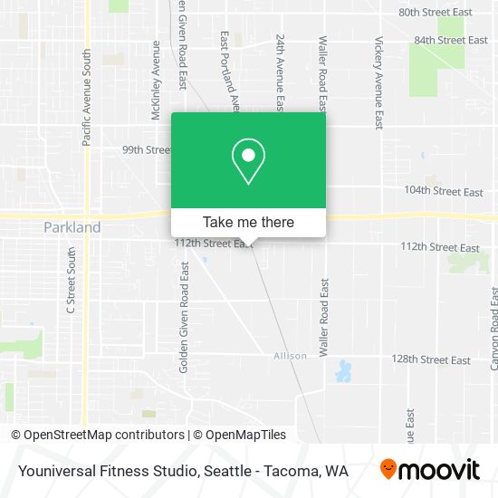 Mapa de Youniversal Fitness Studio