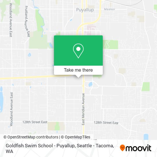 Goldfish Swim School - Puyallup map