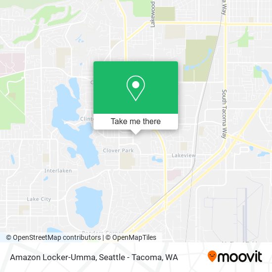 Amazon Locker-Umma map