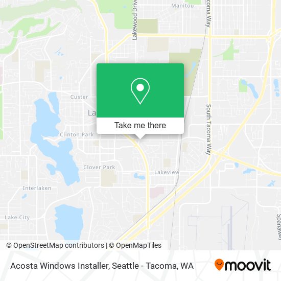 Acosta Windows Installer map