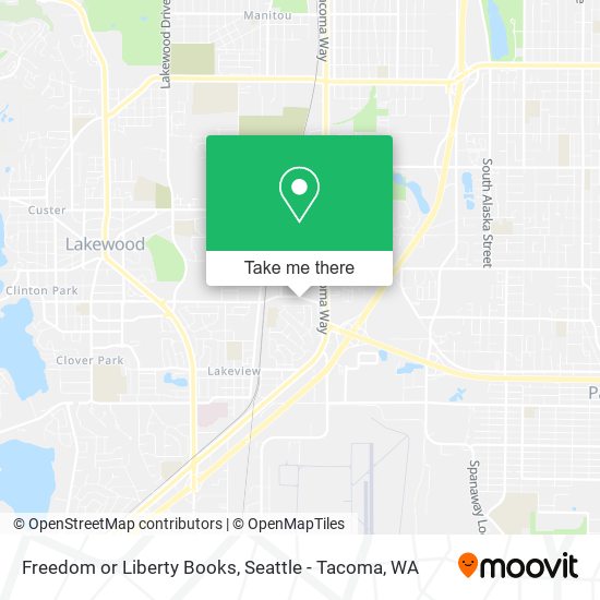 Mapa de Freedom or Liberty Books
