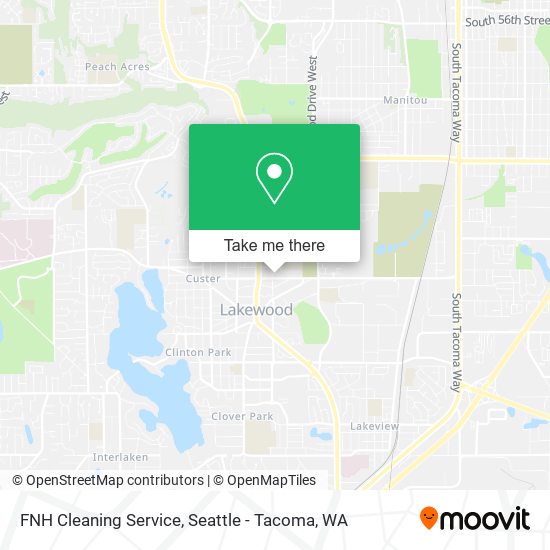 FNH Cleaning Service map