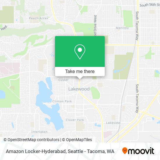 Mapa de Amazon Locker-Hyderabad