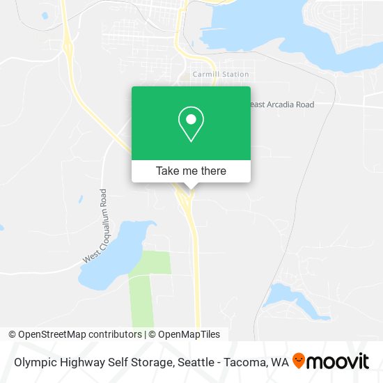 Olympic Highway Self Storage map