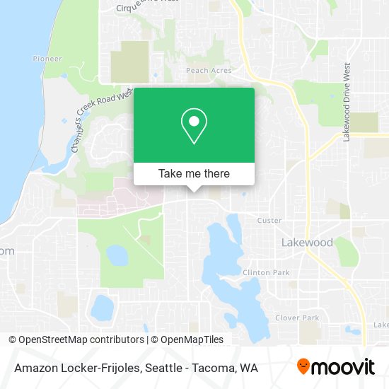 Amazon Locker-Frijoles map