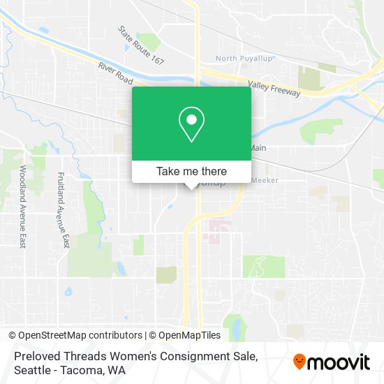 Preloved Threads Women's Consignment Sale map