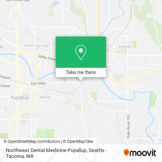 Mapa de Northwest Dental Medicine-Puyallup
