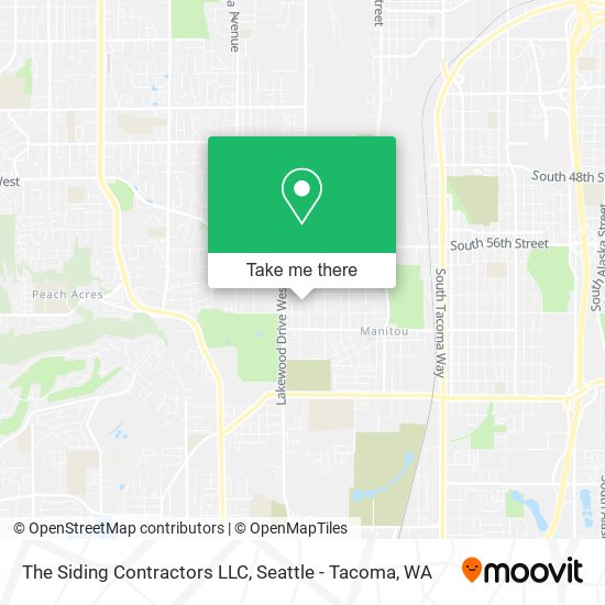 Mapa de The Siding Contractors LLC
