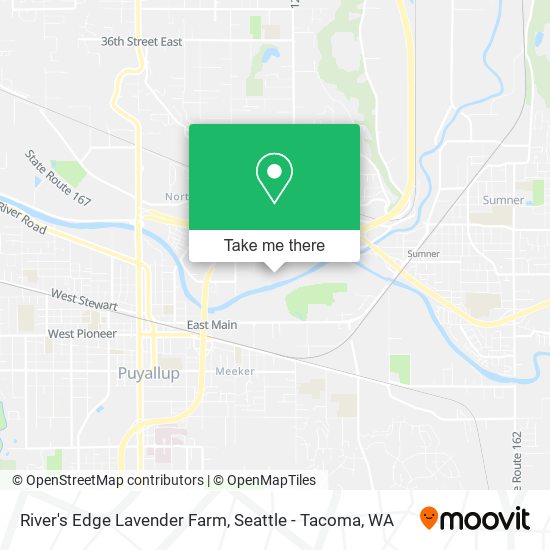 River's Edge Lavender Farm map
