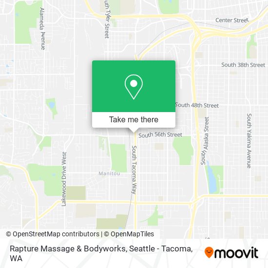 Rapture Massage & Bodyworks map