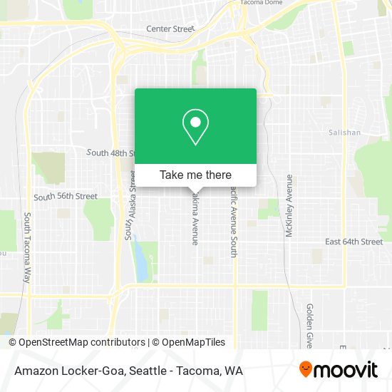 Amazon Locker-Goa map
